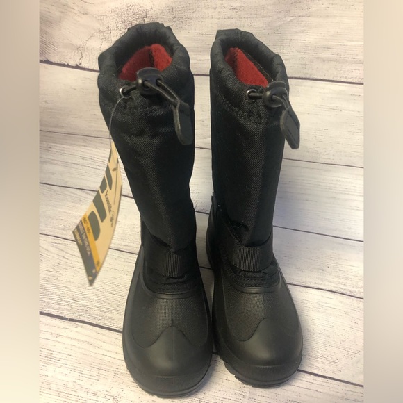 Kamik size 3 black winter snow boots brand new tags - Picture 2 of 5